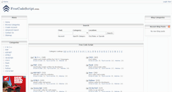 Desktop Screenshot of freecodescript.com